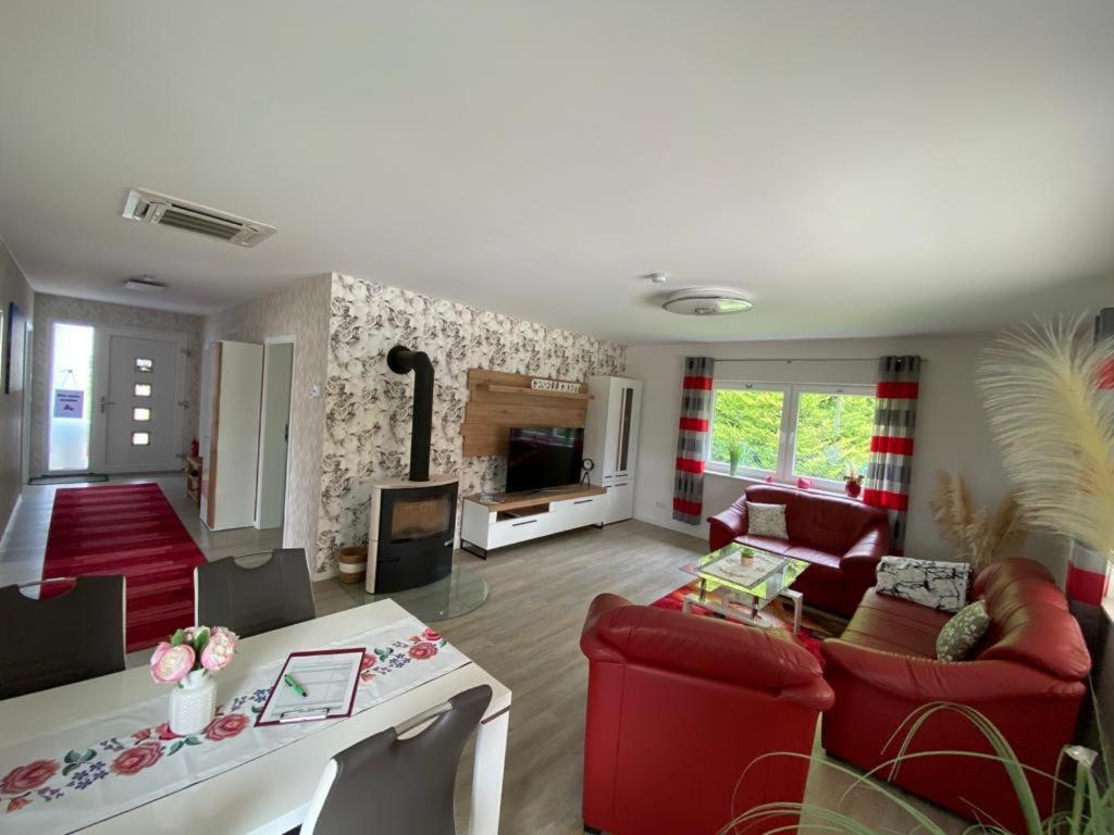 Villa Ferienhaus Lubke à Mühlhausen Extérieur photo
